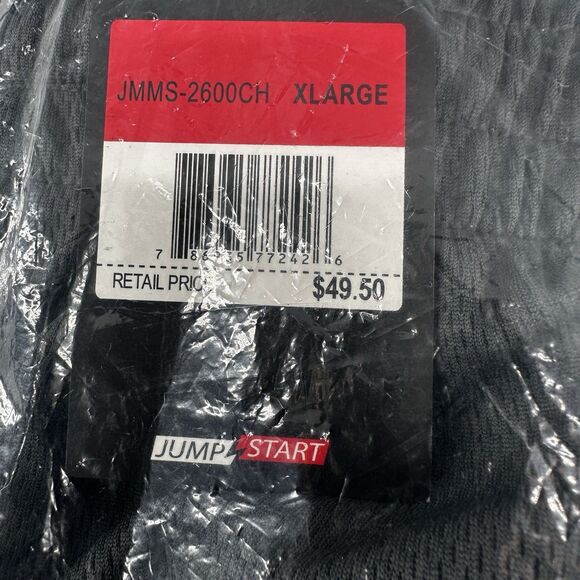 JUMP START JMMS-2600CH-  Men's Charcoal Performance Mesh Shorts Sz XL - Picture 2 of 4